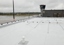 Letiště Karlovy Vary - zateplení a rekonstrukce střechy