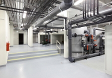 Krytý plavecký bazén K. Vary - strojovna technologií